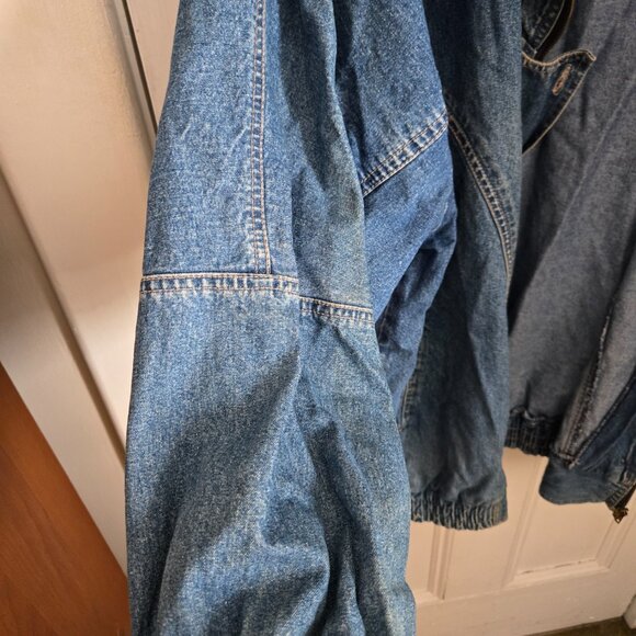 Rafi Size 44 Paperbag Hem Denim Jacket (30 PTP) - Picture 5 of 14